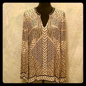Flowy Tribal / Boho Hale Bob Tunic
